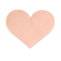 Copper Large Classic Heart, 24g Copper Large Classic Heart, 24g