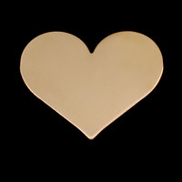 Gold Filled Large Classic Heart, 24g Gold Filled Large Classic Heart, 24g