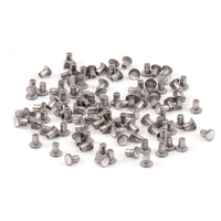 Aluminum Hollow 1/16" Rivets, 3/32" Long Aluminum Hollow 1/16" Rivets, 3/32" Long