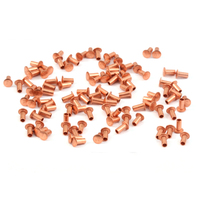 Copper Hollow 1/16" Rivets, 1/8" Long Copper Hollow 1/16" Rivets, 1/8" Long