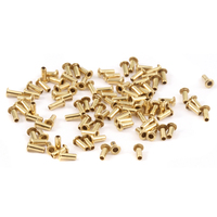Brass Hollow 1/16" Eyelets, 5/32" Long Brass Hollow 1/16" Eyelets, 5/32" Long