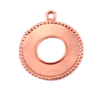 Copper Washer with Dotted Edge Copper Washer with Dotted Edge