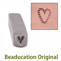 Lacey Heart Design Stamp-Beaducation Original Lacey Heart Design Stamp-Beaducation Original