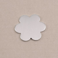 Aluminum Large 6 Petal Flower, 18g Aluminum Large 6 Petal Flower, 18g