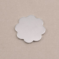 Aluminum Large 8 Petal Flower, 18g Aluminum Large 8 Petal Flower, 18g