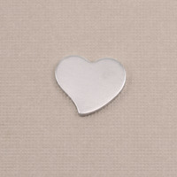 Aluminum Small Stylized Heart, 18g Aluminum Small Stylized Heart, 18g