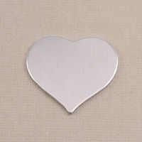 Aluminum Large Puffy Heart, 18g Aluminum Large Puffy Heart, 18g