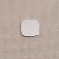 Aluminum Small Rounded Square, 18g Aluminum Small Rounded Square, 18g