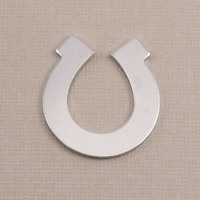 Aluminum Horseshoe, 18g Aluminum Horseshoe, 18g