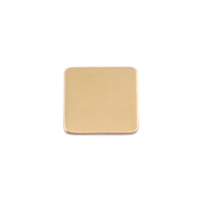 Brass Medium Rounded Square, 24g Brass Medium Rounded Square, 24g