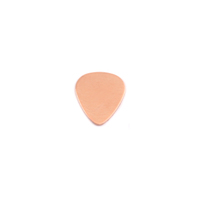 Copper Smallest "Guitar Pick" Blank, 24g Copper Smallest "Guitar Pick" Blank, 24g