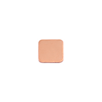 Copper Tiny Rounded Square, 24g Copper Tiny Rounded Square, 24g