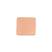 Copper Medium Rounded Square, 24g Copper Medium Rounded Square, 24g