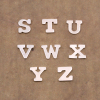 Sterling Silver Letter V, 24g Sterling Silver Letter V, 24g