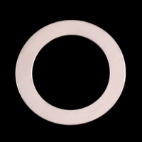 Sterling Silver 1 1/4" Washer with 7/8" ID, 20g Sterling Silver 1 1/4" Washer with 7/8" ID, 20g