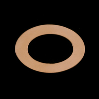 Gold Filled Medium Oval Washer, 24g Gold Filled Medium Oval Washer, 24g