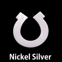 Nickel Horseshoe Blank, 24g Nickel Horseshoe Blank, 24g