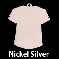 Nickel T-Shirt Blank, 24g Nickel T-Shirt Blank, 24g