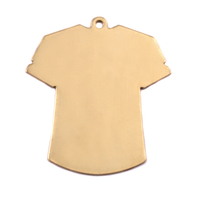 Brass T-Shirt Blank, 24g Brass T-Shirt Blank, 24g