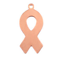 Copper Awareness Ribbon Blank, 24g Copper Awareness Ribbon Blank, 24g