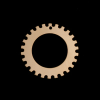 Gold Filled Notched Washer 1" Washer, 5/8" ID, 24g Gold Filled Notched Washer 1" Washer, 5/8" ID, 24g