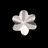 Sterling Silver 6 Petal Folded Flower, 24g Sterling Silver 6 Petal Folded Flower, 24g