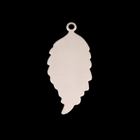 Sterling Silver Leaf Blank, 24g Sterling Silver Leaf Blank, 24g