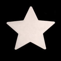 Sterling Silver Large Star Blank, 24g Sterling Silver Large Star Blank, 24g