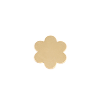 Brass 6 Petal Flower, 24g Brass 6 Petal Flower, 24g