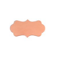 Copper Small Mod Plaque, 24g Copper Small Mod Plaque, 24g