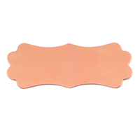Copper Large Lanky Plaque, 24g Copper Large Lanky Plaque, 24g