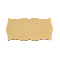 Brass Large Scholarly Plaque, 24g Brass Large Scholarly Plaque, 24g