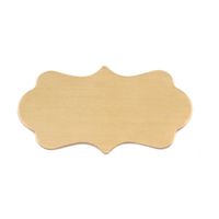 Brass Large Mod Plaque, 24g Brass Large Mod Plaque, 24g
