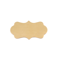 Brass Small Mod Plaque, 24g Brass Small Mod Plaque, 24g