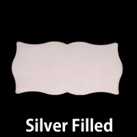 Silver Filled Large Scholarly Plaque, 24g Silver Filled Large Scholarly Plaque, 24g