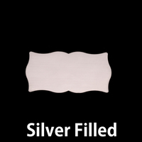 Silver Filled Small Scholarly Plaque, 24g Silver Filled Small Scholarly Plaque, 24g