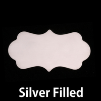 Silver Filled Large Mod Plaque, 24g Silver Filled Large Mod Plaque, 24g
