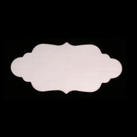 Sterling Silver Large Elegant Plaque, 24g Sterling Silver Large Elegant Plaque, 24g