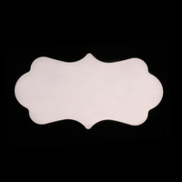Sterling Silver Large Mod Plaque, 24g Sterling Silver Large Mod Plaque, 24g