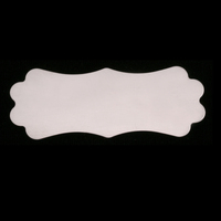 Sterling Silver Large Lanky Plaque, 24g Sterling Silver Large Lanky Plaque, 24g