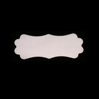 Sterling Silver Small Lanky Plaque, 24g Sterling Silver Small Lanky Plaque, 24g