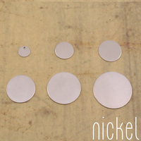 Nickel Silver Circles Sample Pack Nickel Silver Circles Sample Pack
