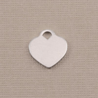 Aluminum Small "Tiffany Style" Heart, 18g Aluminum Small "Tiffany Style" Heart, 18g