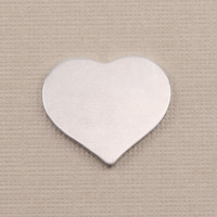 Aluminum Medium Puffy Heart, 18g Aluminum Medium Puffy Heart, 18g