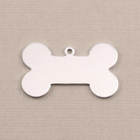 Aluminum Large Dog Bone with Top Loop, 18g Aluminum Large Dog Bone with Top Loop, 18g
