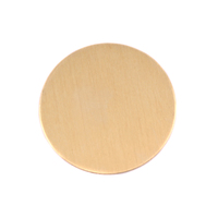 Brass 1" (25mm) Circle, 24g Brass 1" (25mm) Circle, 24g