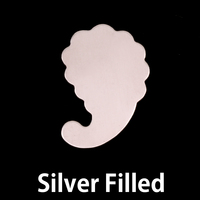 Silver Filled Paisley, 24g Silver Filled Paisley, 24g