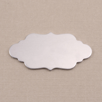 Aluminum Large Elegant Plaque, 18g Aluminum Large Elegant Plaque, 18g