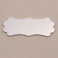 Aluminum Large Lanky Plaque, 18g Aluminum Large Lanky Plaque, 18g
