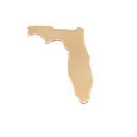 Brass Florida State Blank, 24g Brass Florida State Blank, 24g